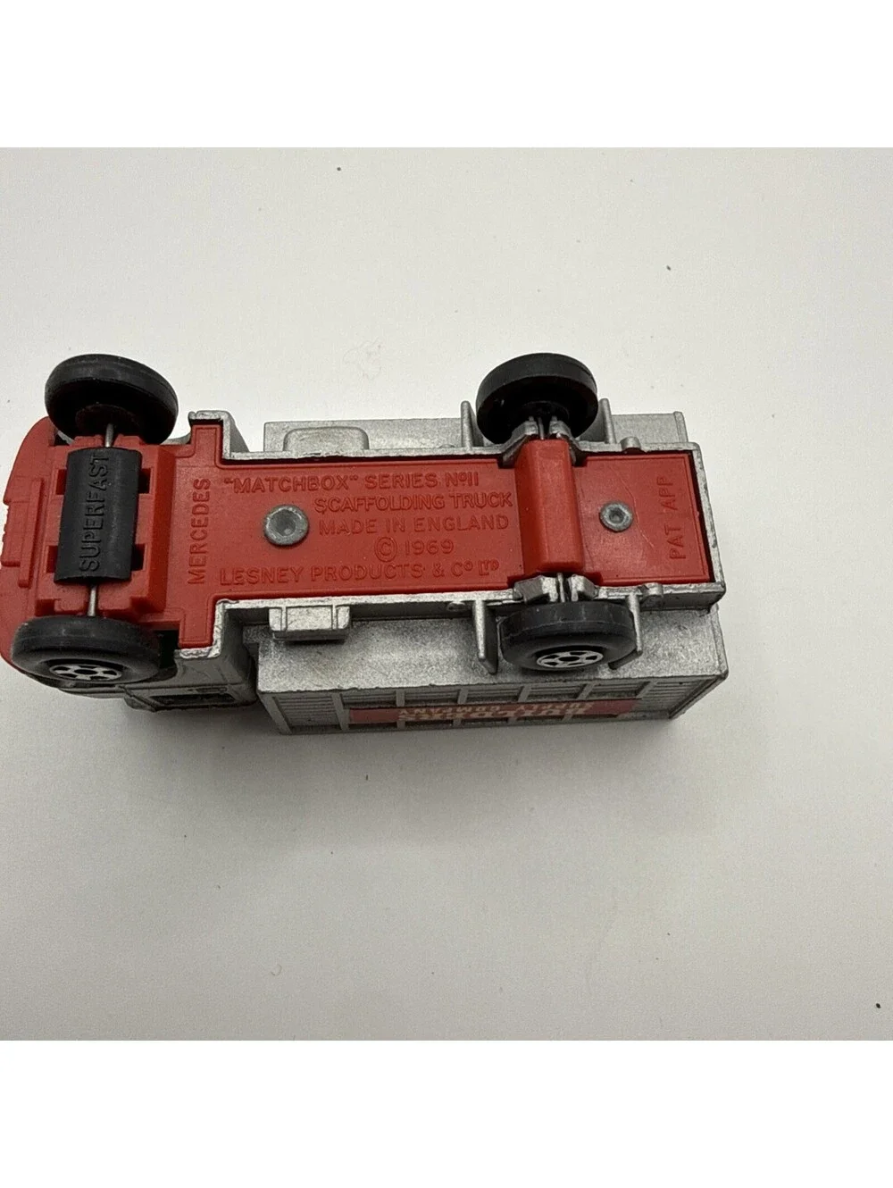 Vintage Matchbox Series No. 11 Mercedes Scaffolding Truck by Lesney O11